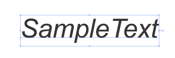 Illustratorで文字を斜体にする方法 Mororeco