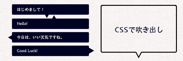 Cssで吹き出しを表現する Mororeco