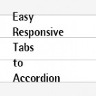 マルチデバイスに対応してタブからアコーディオン表示に切り替える「Easy Responsive Tabs to Accordion」