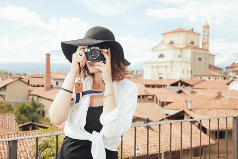 Tourist Taking Photos