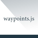 スクロールをキーとしたアクションを「waypoints.js」で実現