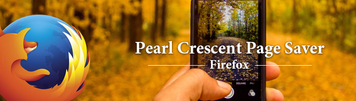 Webサイトのキャプチャ画像を簡単に作れるFirefoxアドオン「Pearl Crescent Page Saver」