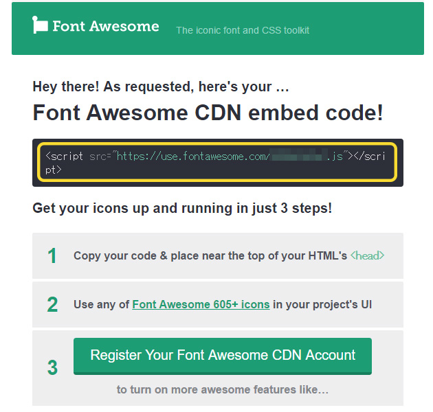 CDN embed code