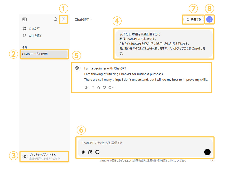 基本画面の構成
